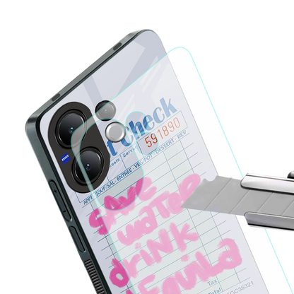 Tequila Tales stylish phone case for vivo v60 | glossy glass and slim fit