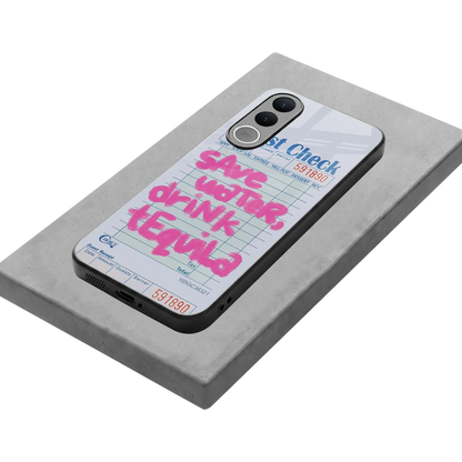 Tequila Tales stylish phone case for vivo v70 fe | glossy glass and slim fit