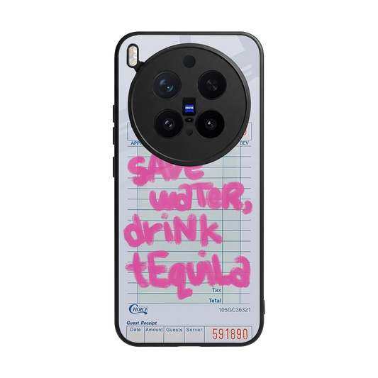 Tequila Tales back phone cover | glass case for vivo x300 pro