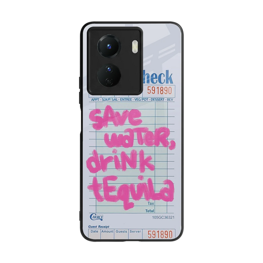 Tequila Tales back phone cover | glass case for vivo y16
