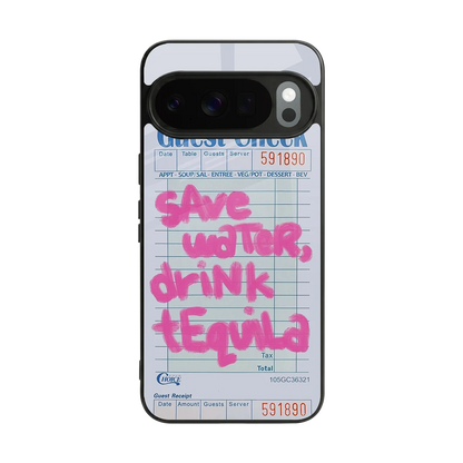 Tequila Tales back phone cover | glass case for google pixel 10 pro