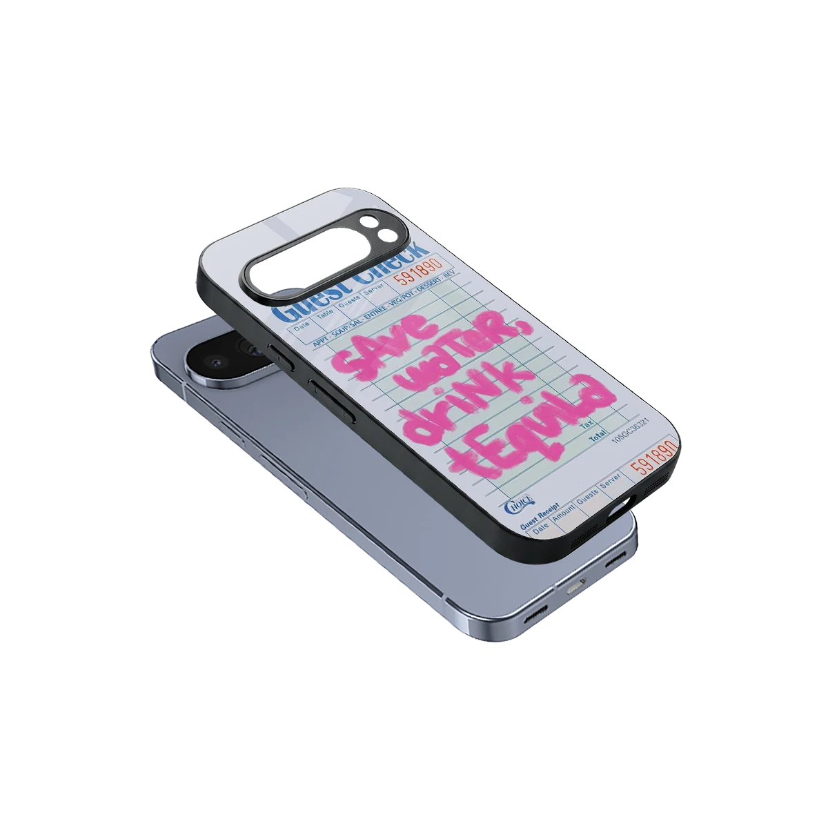 Tequila Tales sleek google pixel 10 pro cover with tempered glass back and TPU edges