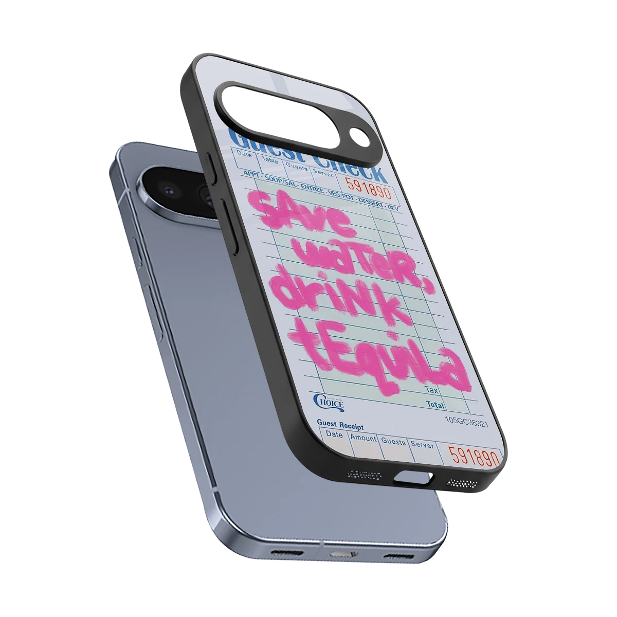Tequila Tales sleek google pixel 10 cover with tempered glass back and TPU edges