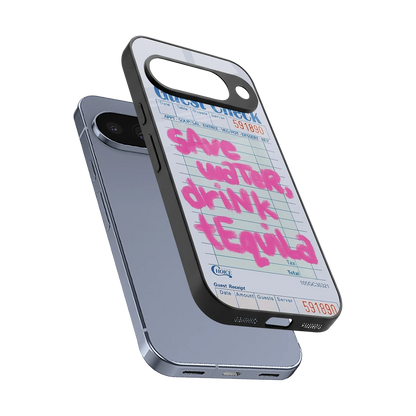 Tequila Tales sleek google pixel 10 cover with tempered glass back and TPU edges