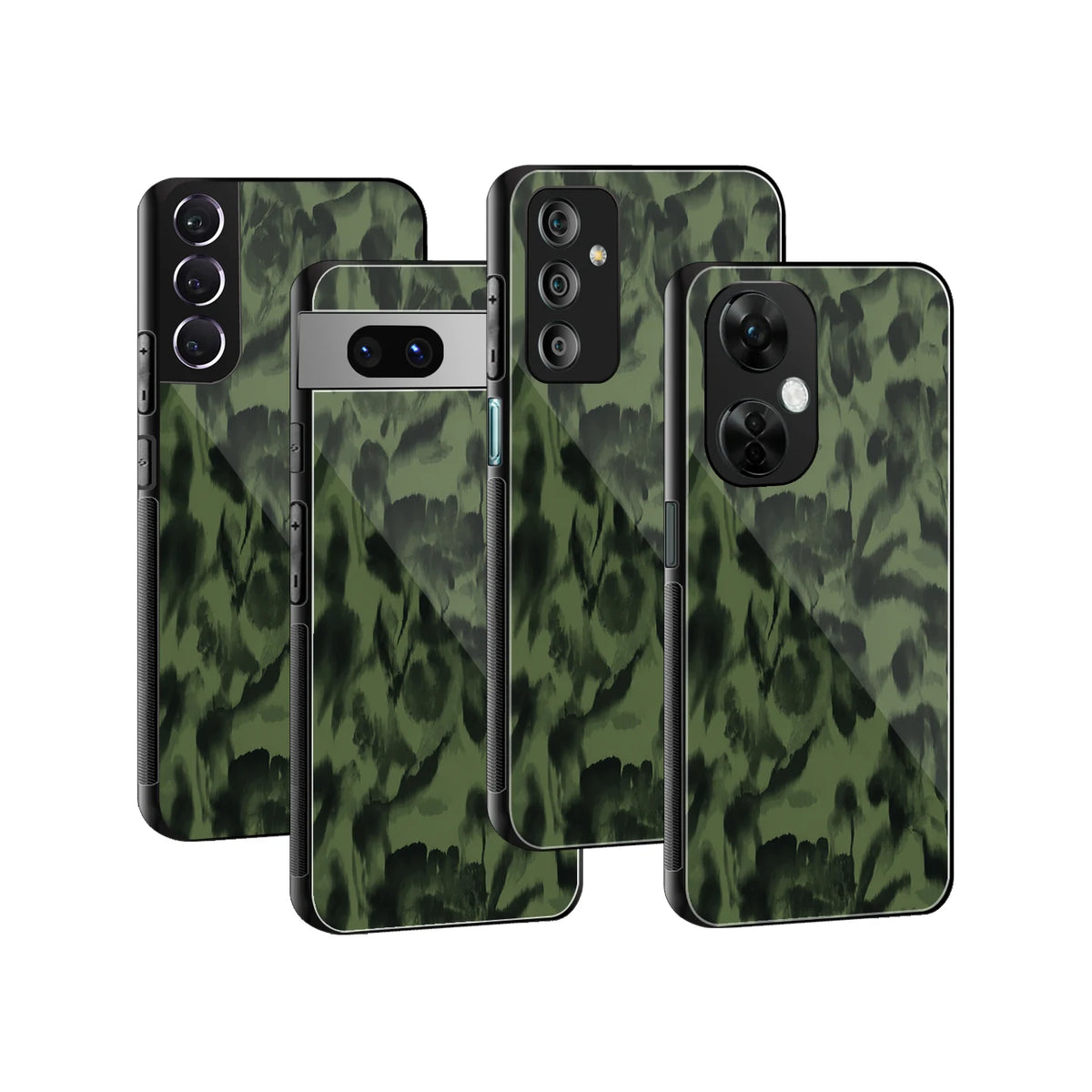 Stylish Glass Back Case for All Smartphones iPhone, Samsung, OnePlus, Pixel, Redmi, Oppo, Vivo, Motorola