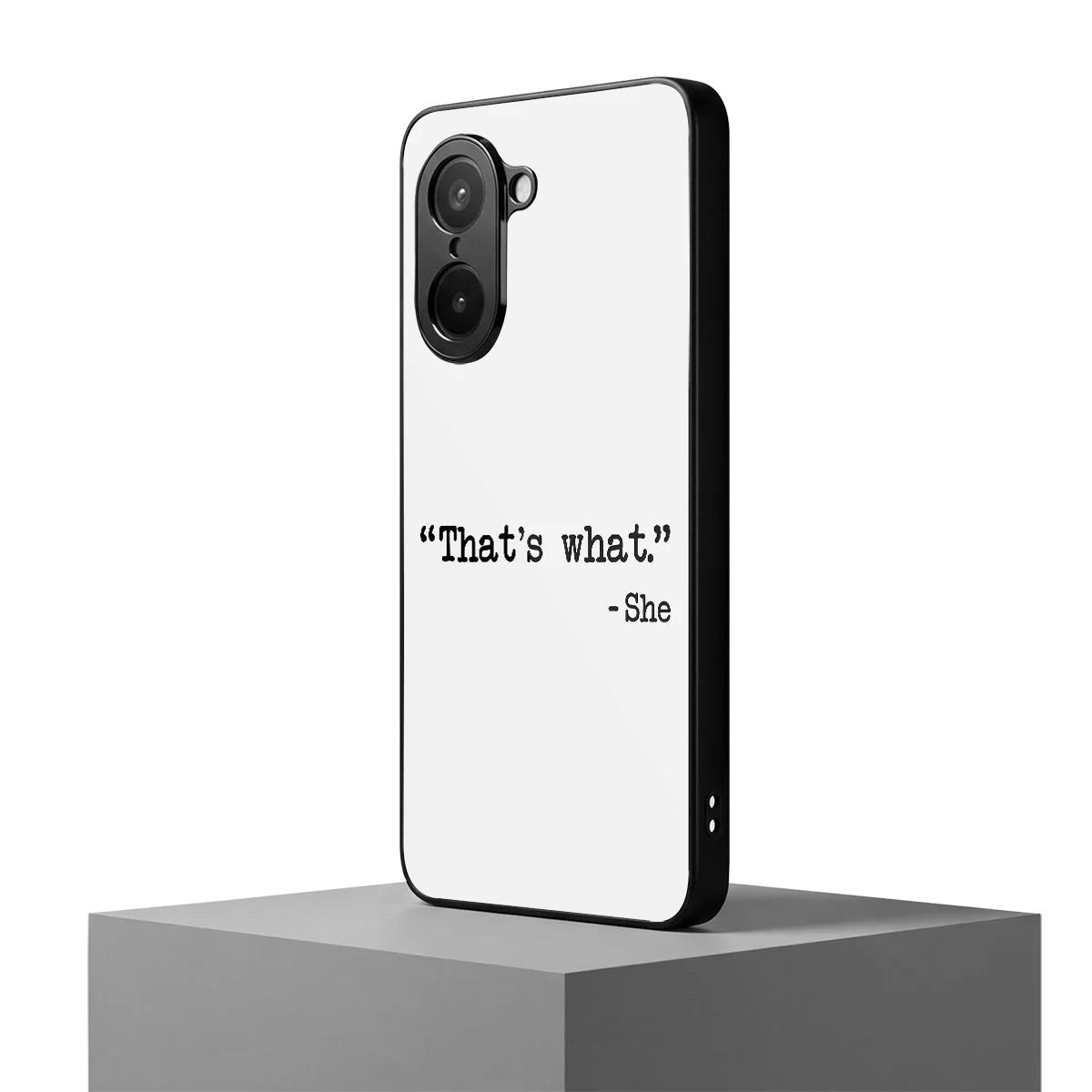Thats What oneplus nord ce5 5g mobile cover | shockproof glass phone case