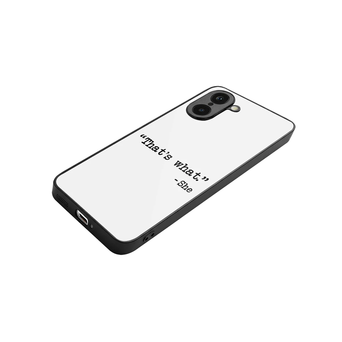 Thats What stylish phone case for oneplus nord ce5 5g | glossy glass and slim fit