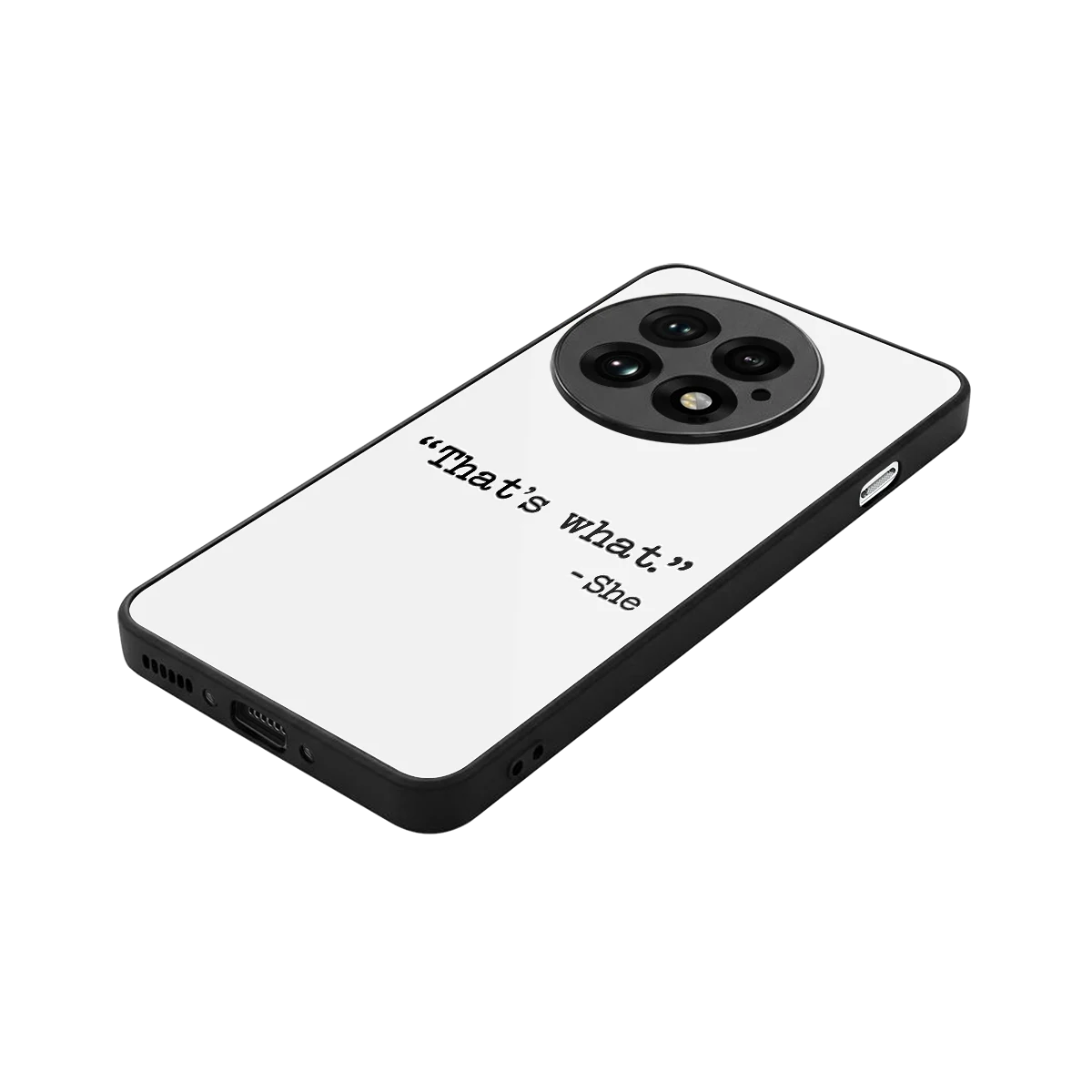 Thats What stylish phone case for oneplus 13 | glossy glass and slim fit