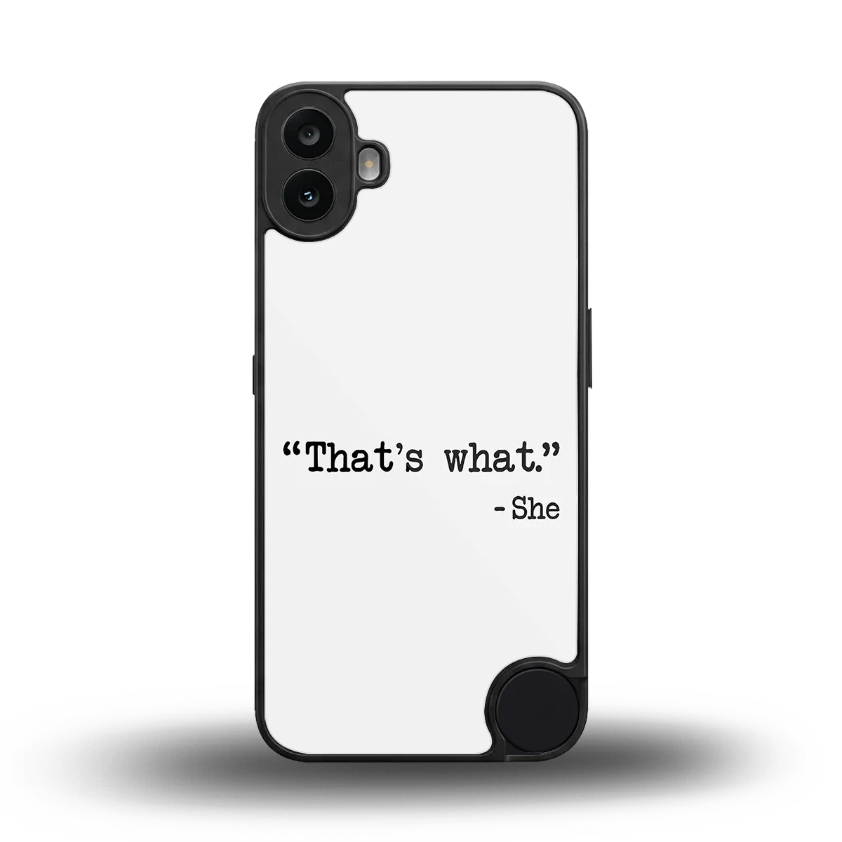 Thats What back phone cover | glass case for cmf nothing phone 1