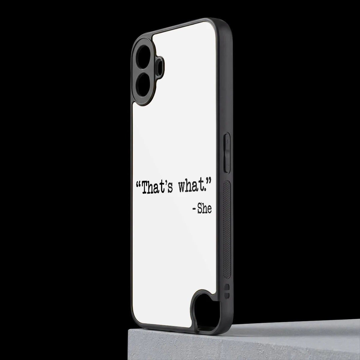 Thats What cmf nothing phone 1 mobile cover | shockproof glass phone case