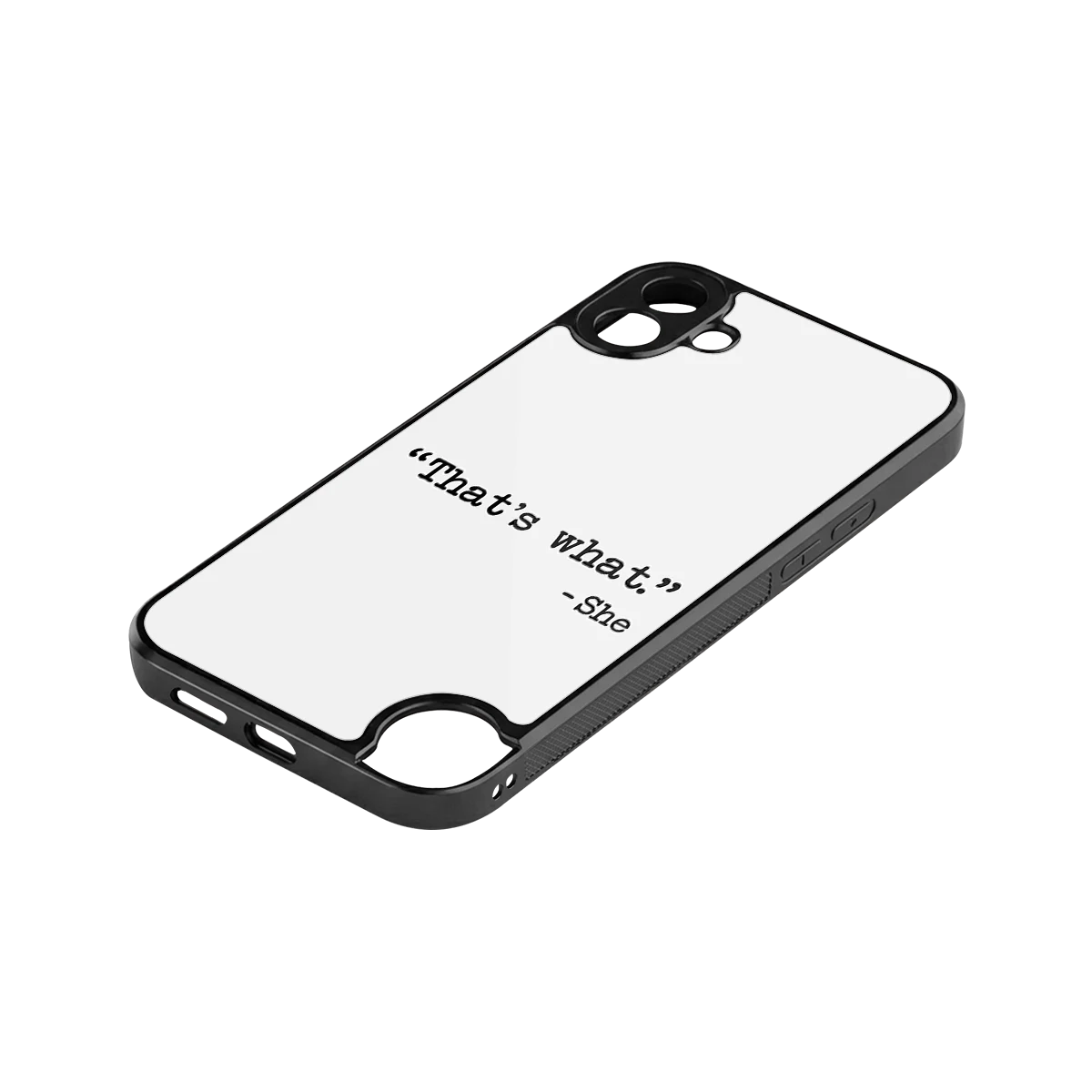 Thats What stylish phone case for cmf nothing phone 1 | glossy glass and slim fit
