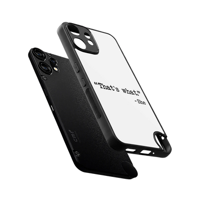 Thats What sleek cmf nothing phone 2 pro cover with tempered glass back and TPU edges