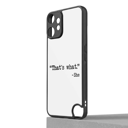 Thats What cmf nothing phone 2 pro mobile cover | shockproof glass phone case