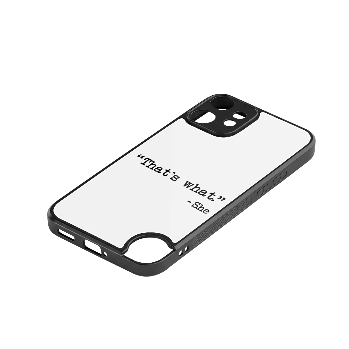 Thats What stylish phone case for cmf nothing phone 2 pro | glossy glass and slim fit