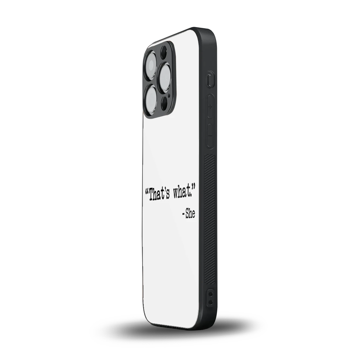 Thats What iphone 12 pro mobile cover | shockproof glass phone case