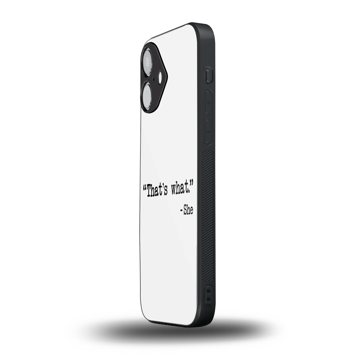 Thats What iPhone 16 mobile cover | shockproof glass phone case