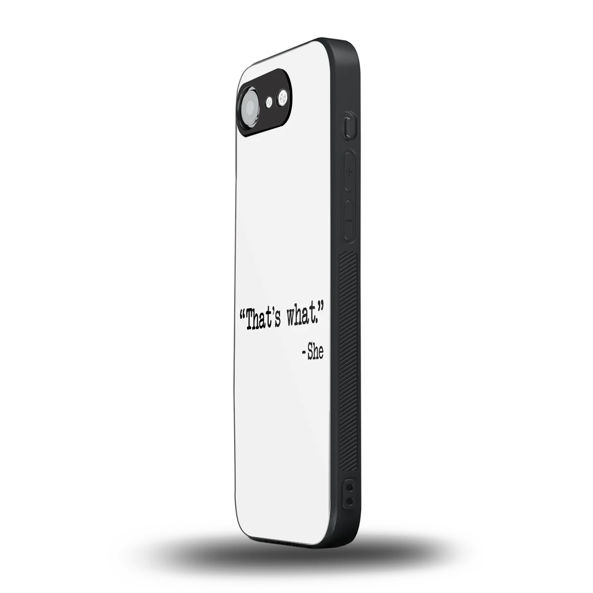 Thats What iphone 17e mobile cover | shockproof glass phone case