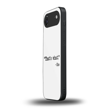 Thats What iphone air mobile cover | shockproof glass phone case