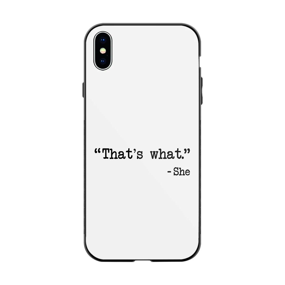 Thats What back phone cover | glass case for iphone xs max
