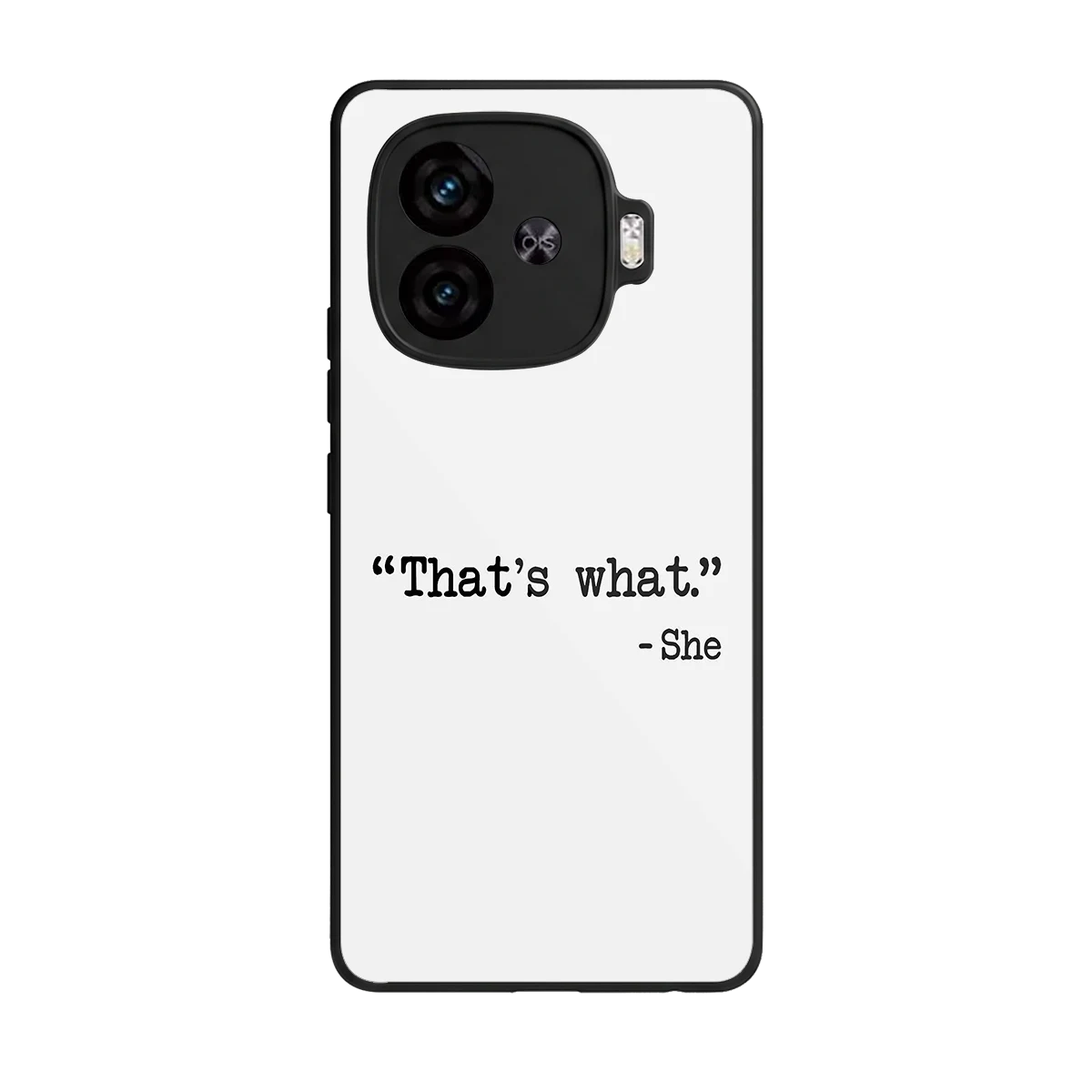 Thats What back phone cover | glass case for iqoo neo 10r 5g
