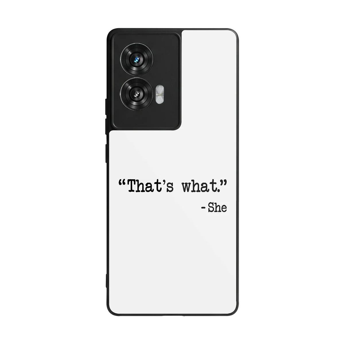 Thats What back phone cover | glass case for motorola edge 50 fusion