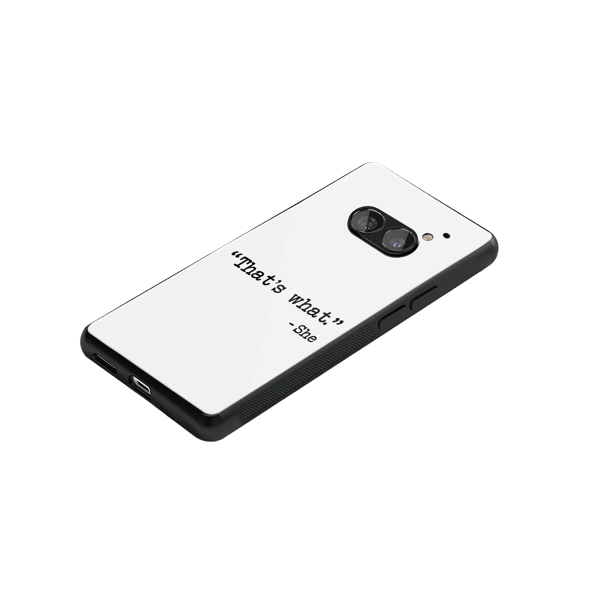 Thats What stylish phone case for nothing phone 2a | glossy glass and slim fit