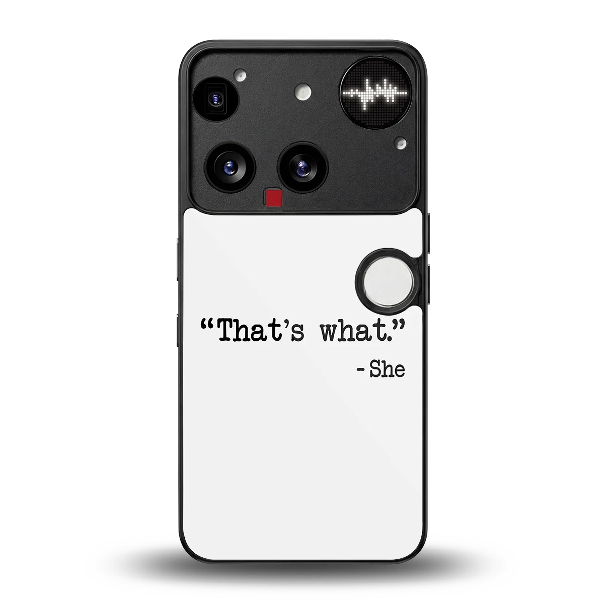 Thats What back phone cover | glass case for nothing phone 3