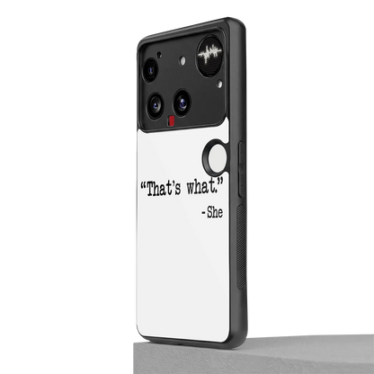 Thats What nothing phone 3 mobile cover | shockproof glass phone case