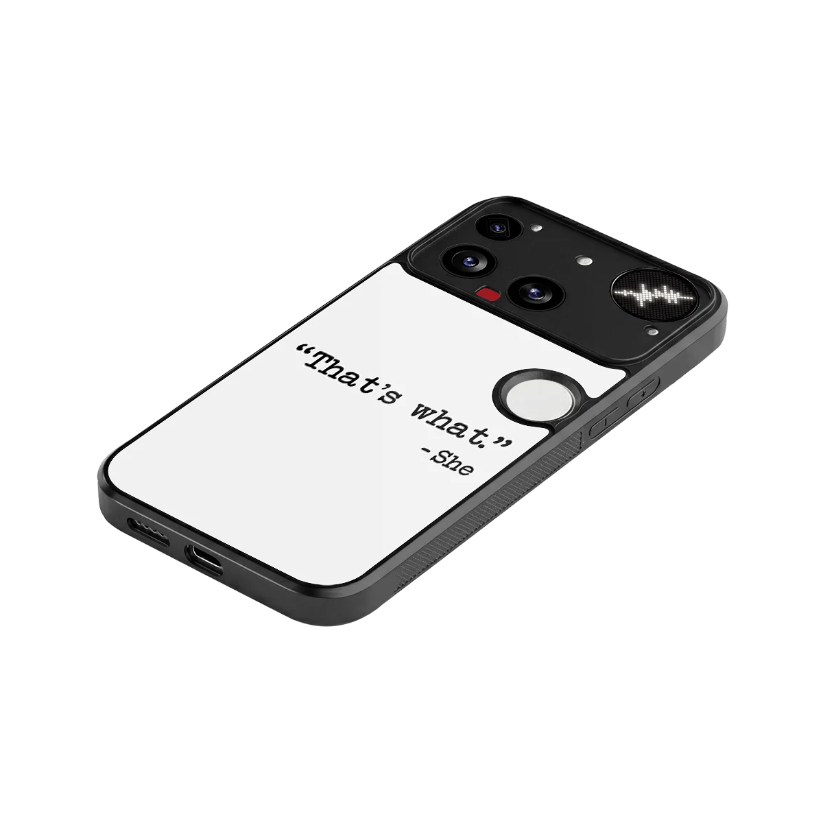 Thats What stylish phone case for nothing phone 3 | glossy glass and slim fit
