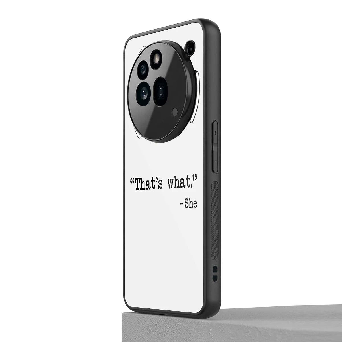 Thats What nothing phone 3a pro mobile cover | shockproof glass phone case