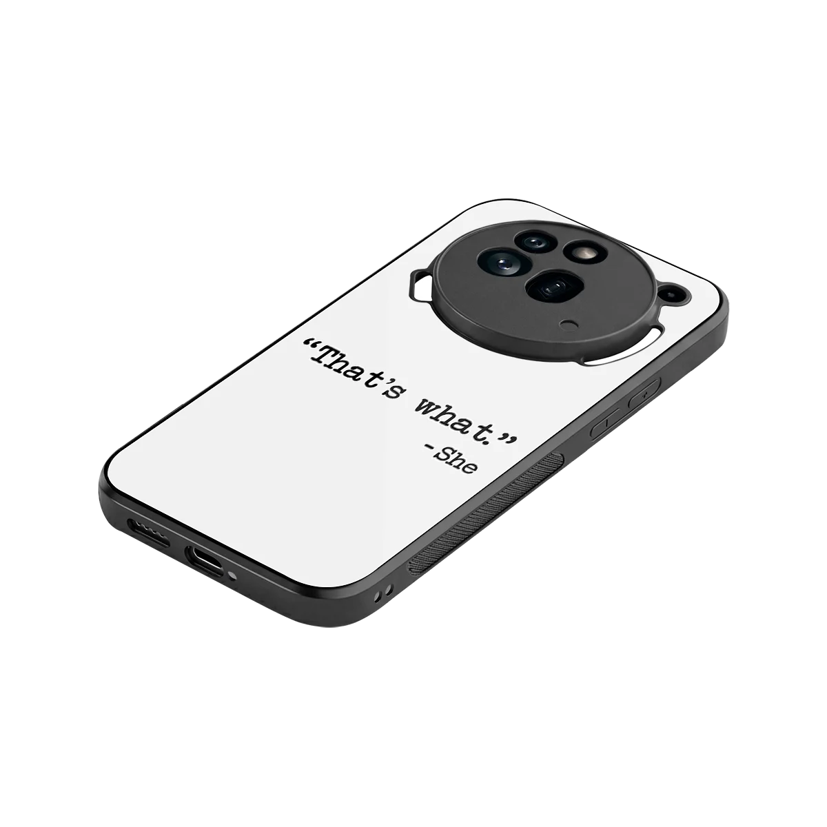 Thats What stylish phone case for nothing phone 3a pro | glossy glass and slim fit