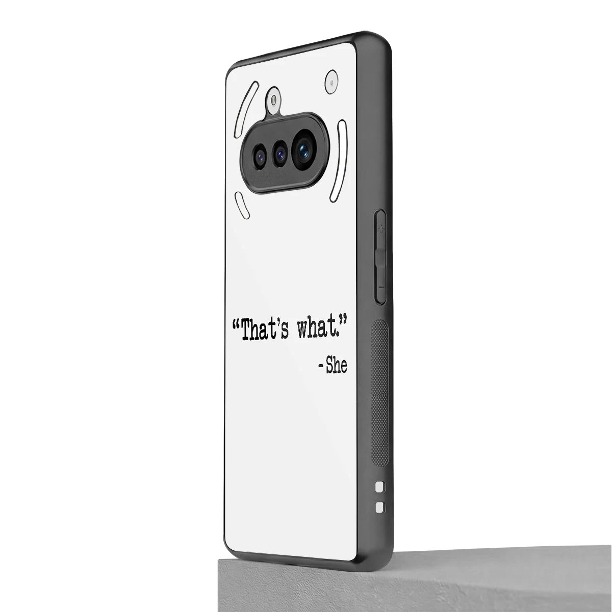 Thats What nothing phone 3a mobile cover | shockproof glass phone case