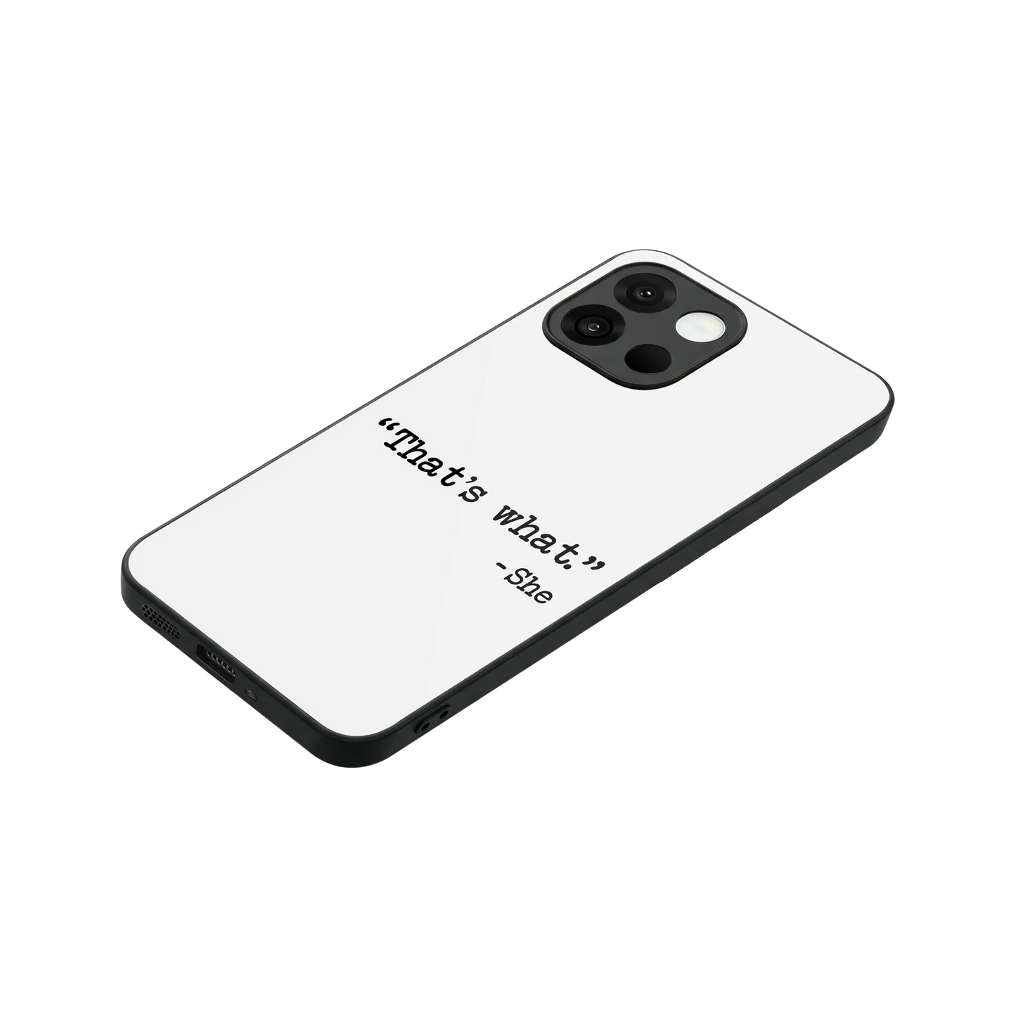Thats What stylish phone case for oneplus 13s | glossy glass and slim fit
