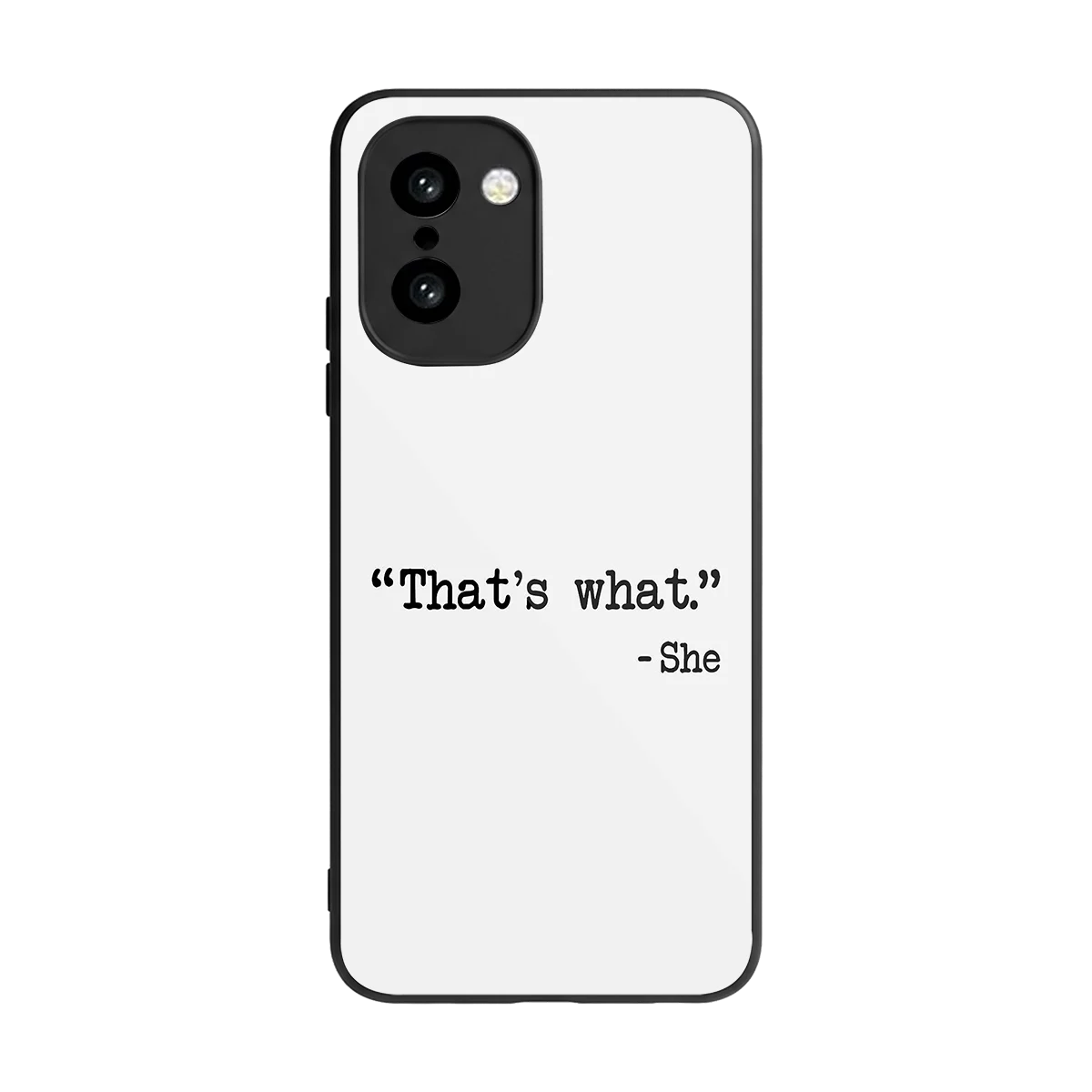 Thats What back phone cover | glass case for oneplus 15r