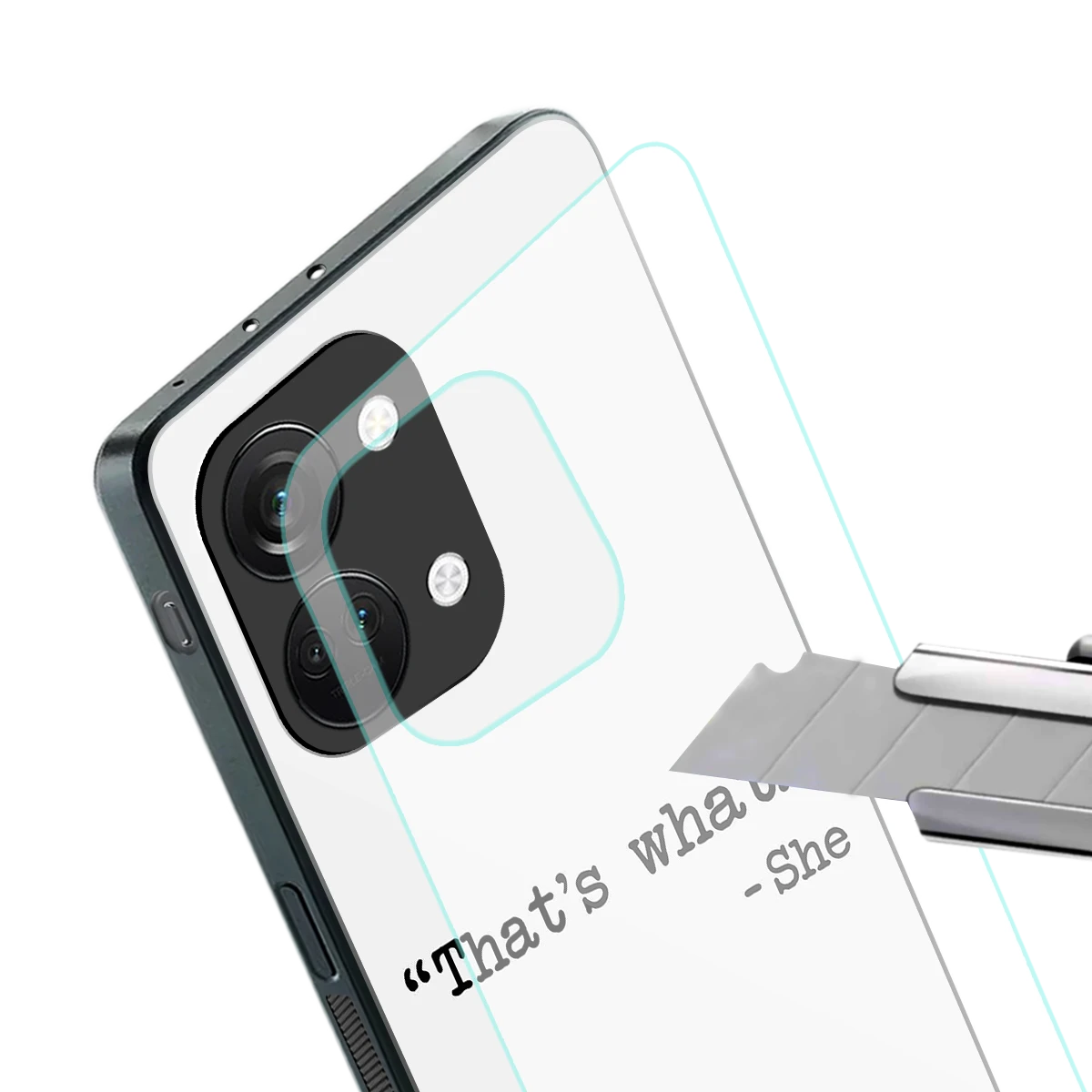 Thats What stylish phone case for oneplus nord 3 | glossy glass and slim fit