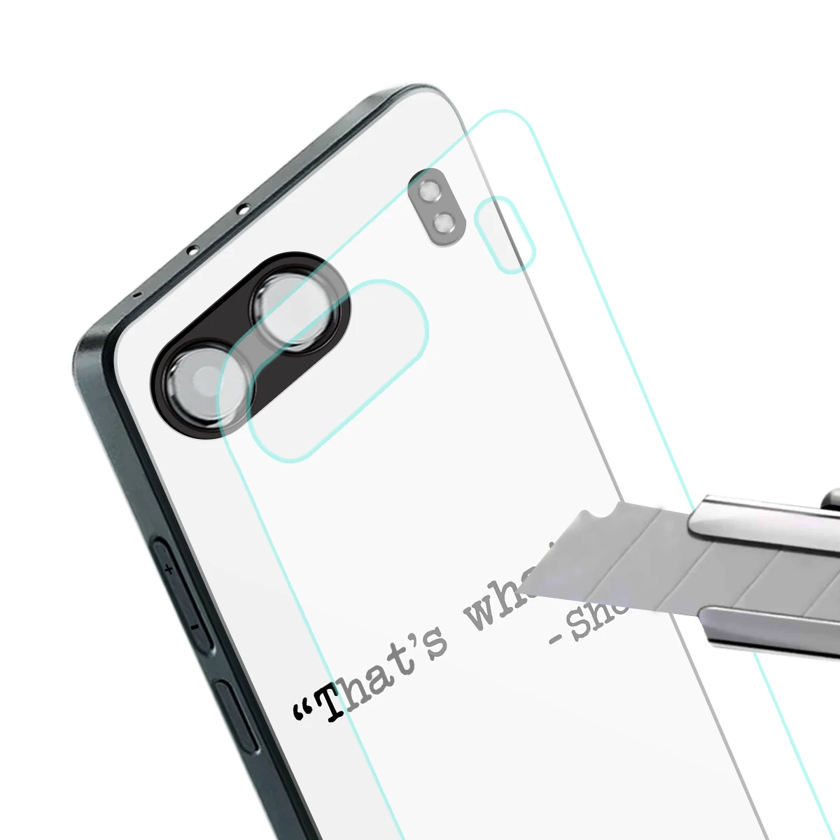 Thats What stylish phone case for oneplus nord 4 | glossy glass and slim fit