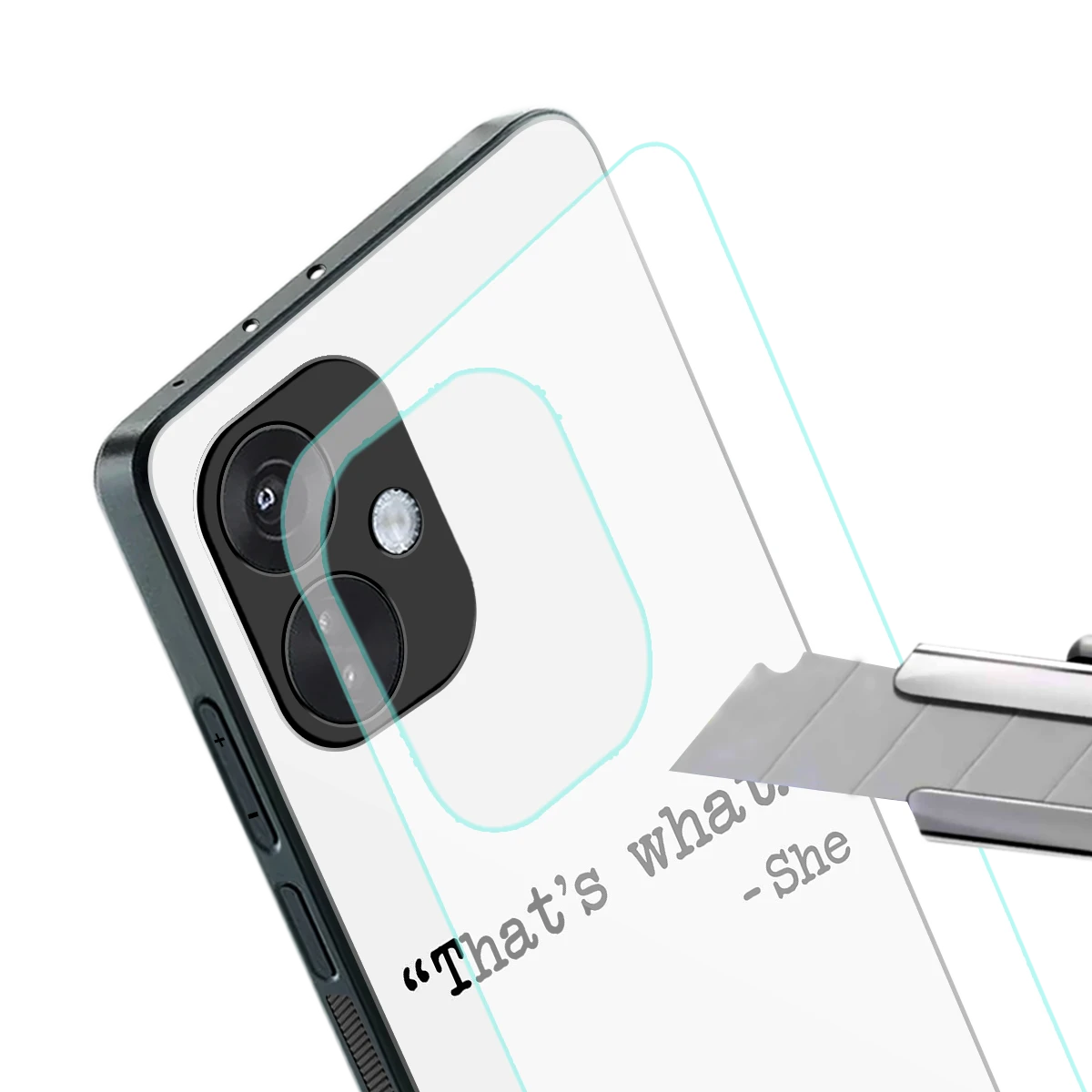 Thats What stylish phone case for oneplus nord ce 3 | glossy glass and slim fit