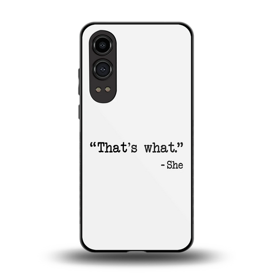 Thats What back phone cover | glass case for oneplus nord ce 4 lite