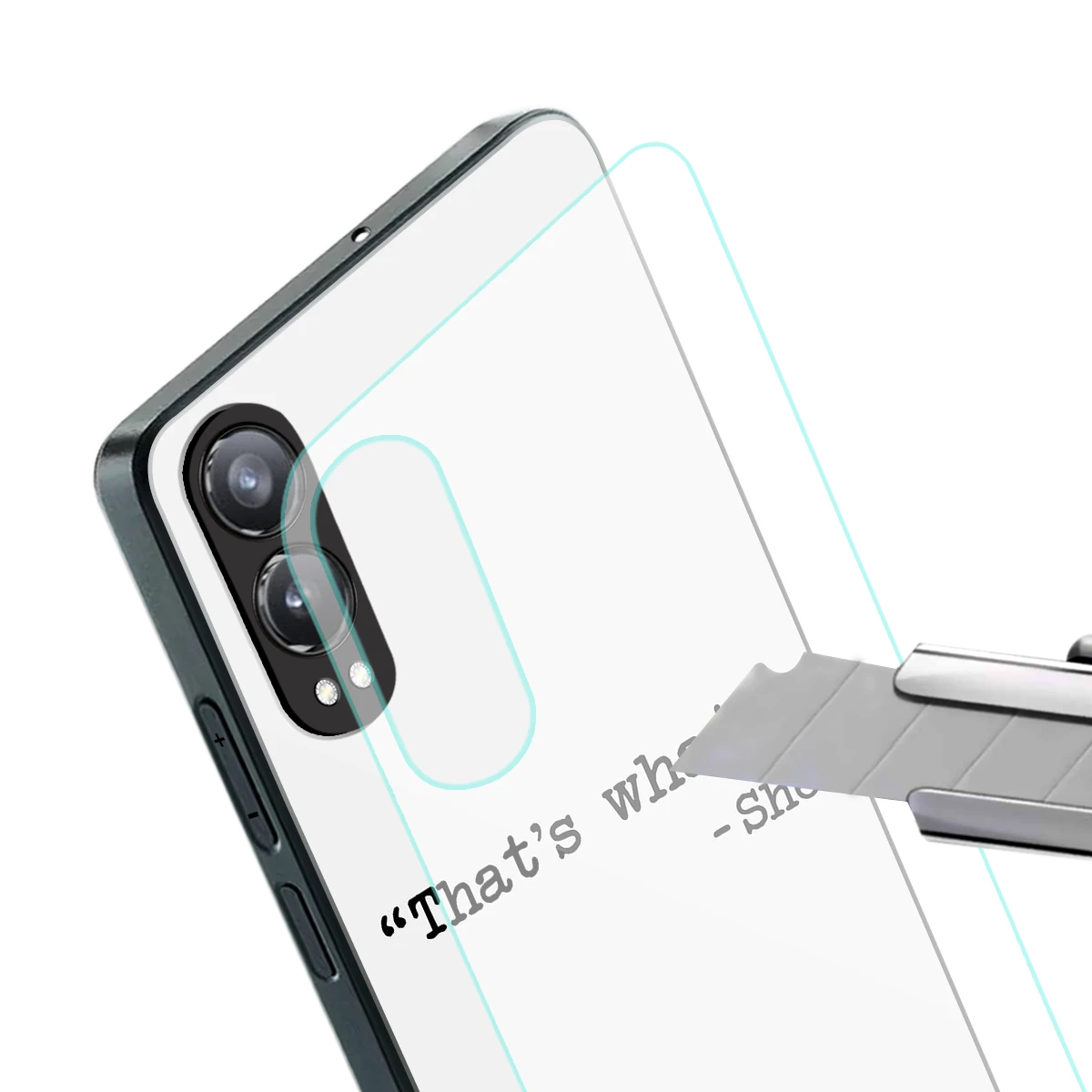 Thats What stylish phone case for oneplus nord ce 4 lite | glossy glass and slim fit