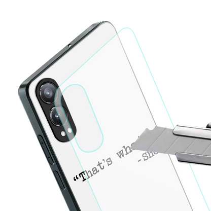Thats What stylish phone case for oneplus nord ce 4 lite | glossy glass and slim fit