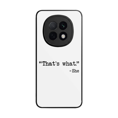 Thats What back phone cover | glass case for oppo f29 pro 5g