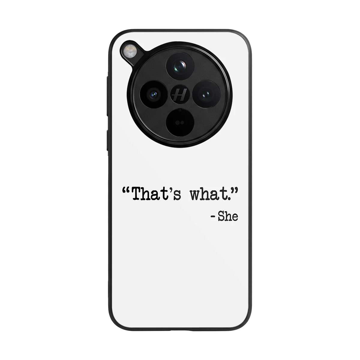 Thats What back phone cover | glass case for oppo find x8