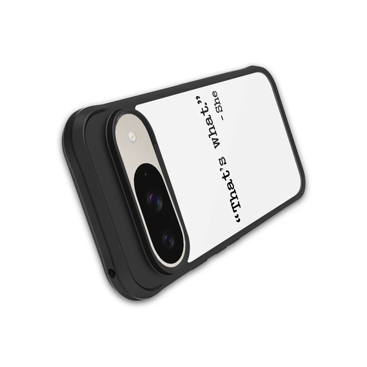 Thats What stylish phone case for google pixel 9 | glossy glass and slim fit