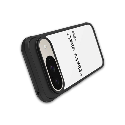 Thats What stylish phone case for google pixel 9 | glossy glass and slim fit