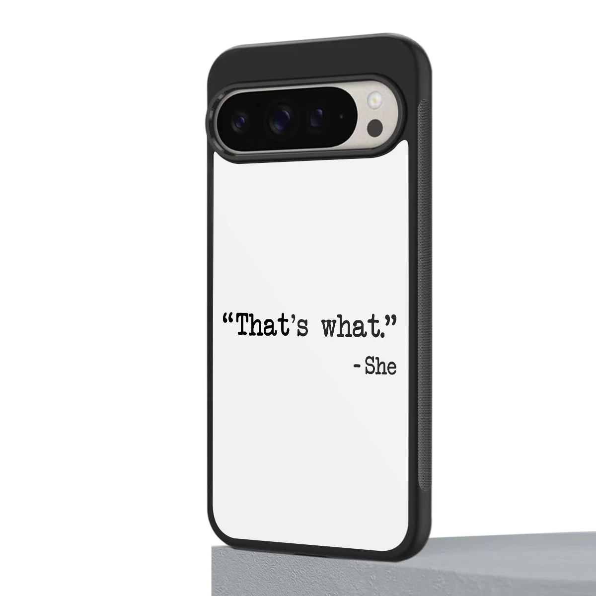 Thats What google pixel 9 pro mobile cover | shockproof glass phone case