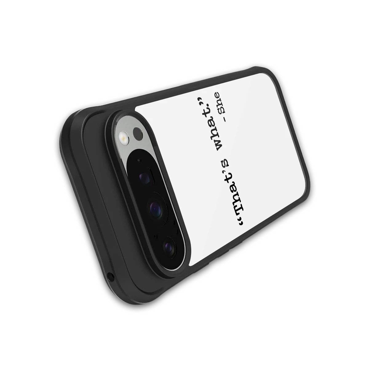 Thats What stylish phone case for google pixel 9 pro xl | glossy glass and slim fit