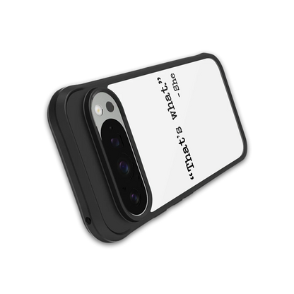 Thats What stylish phone case for google pixel 9 pro xl | glossy glass and slim fit