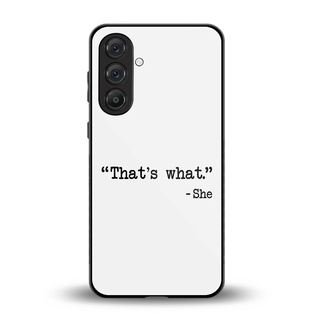 Thats What back phone cover | glass case for samsung galaxy m36 5g