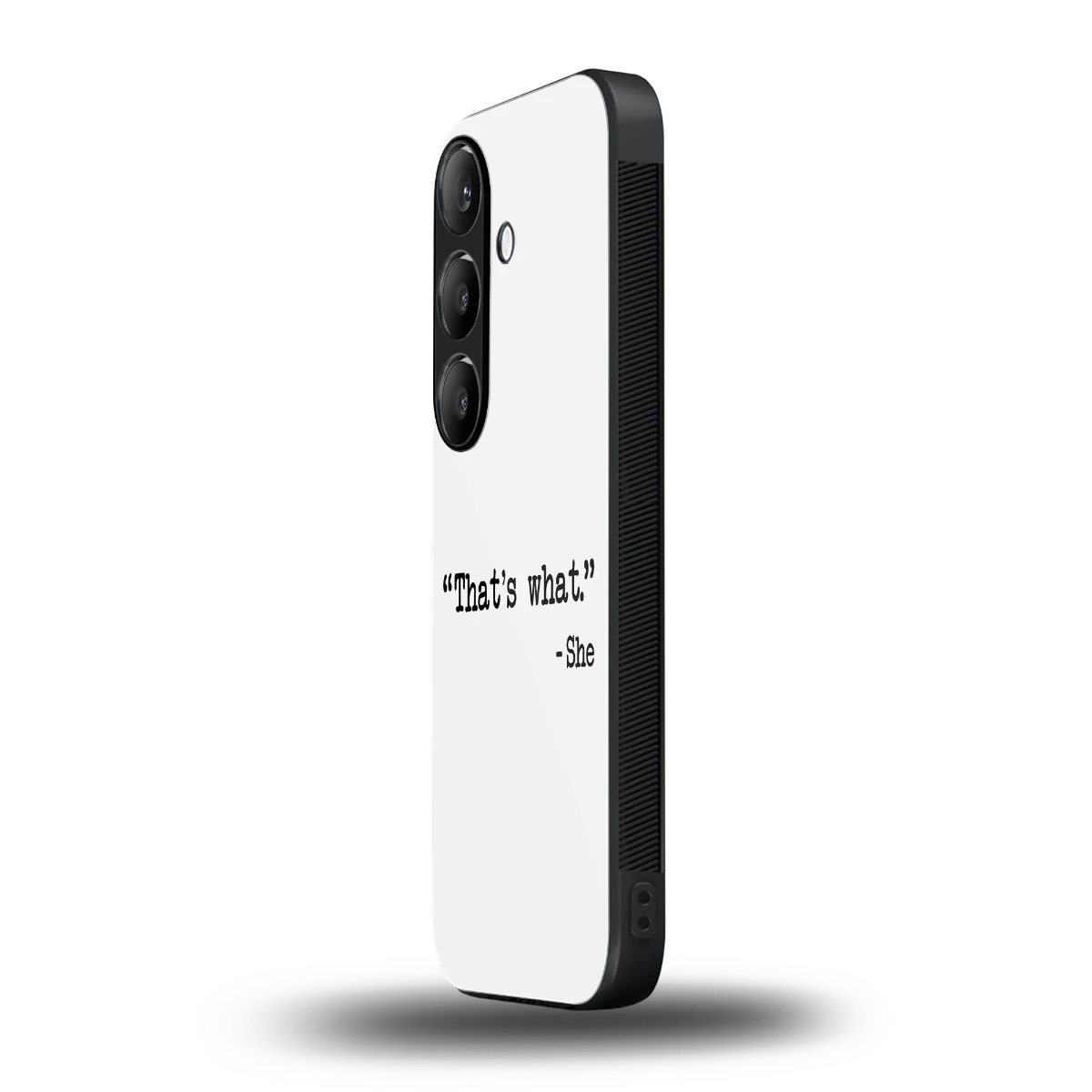 Thats What samsung galaxy s24 fe mobile cover | shockproof glass phone case
