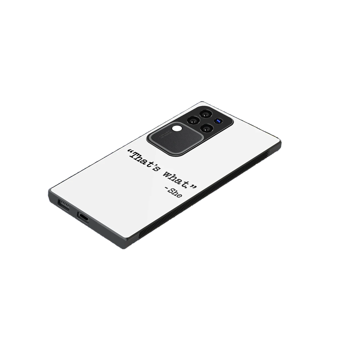 Thats What stylish phone case forvivo v30 pro | glossy glass and slim fit